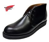 RED WING ��åɥ����󥰡�No.9196��Postman Chukka���ݥ��ȥޥ� ����å���BLACK �֥�å���D�磻��������ѥ��쥶�����֡��ġ�MADE IN USA