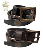 GYPSY&SONS ���ץ��������󥺡�SKINNY BELT �����ˡ��٥�ȡ�2��(BLACK/BROWN)���٥�ȡ��쥶������������ANALOG SILVER������ܡ�2025SS