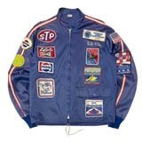 Racing Jacket  �졼���󥰥��㥱�åȡ�B&B SILK SCREEN B&B ���륯�����꡼��col:NAVY��size:ɽ���ʤ�(M-L����)��TALON���åѡ� ��OLD ������ɡۡ���š�