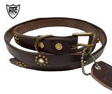 HTC �������ƥ���������FLOWER STONE BELT 40 0.75 �ե����ȡ���٥�ȡ��٥٥�ȡ�HTC Hollywood Trading Company���쥶���٥�ȡ�BROWN���ϥꥦ�åɥȥ졼�ǥ��󥰥���ѥˡ�