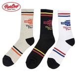 PORKCHOP GARAGE SUPPLY �ݡ�������å� ���졼�����ץ饤��BAR&SHIELD SOX �С�����ɥ������ ���å������������饤�󥽥å�����3��(WHITE/GRAY/BLACK)��2026SS