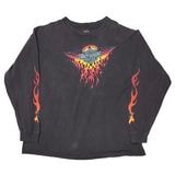 ��01��Harley-Davidson �ϡ��졼���ӥåɥ���LONG SLEEVE T-SHIRTS ���󥰥��꡼�� T����ġ�col:BLACK��size:3XL��Made in U.S.A.����USED �桼���ɡۡ���šۡ�Ź�޻����Բġ�