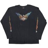 ��06��Harley-Davidson �ϡ��졼���ӥåɥ���LONG SLEEVE T-SHIRTS ���󥰥��꡼�� T����ġ�col:BLACK��size:2X-LARGE��Made in U.S.A.����USED �桼���ɡۡ���šۡ�Ź�޻����Բġ�