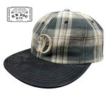 THE H.W.DOG & co. �ɥå���PLAID TWO TONE CAP���ץ쥤�� �ġ��ȡ��� ����åס�˹�ҡ�BLACK �֥�å�
