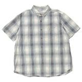 Carhartt �����ϡ��ȡ�S/S BD WORK SHIRTS ���硼�ȥ��꡼�� �ܥ�������� �������ġ������å�����col.LIGHT BLUE��size:2XL��RELAXED FIT ���å����ե��åȡ�COTTON100%����USED �桼���ɡۡ���šۡ�Ź�޻����Բġ�