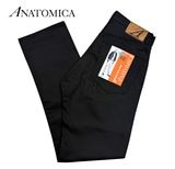 ANATOMICA ���ʥȥߥ���11618 B DRILL PANTS �ɥ�� �ѥ�ġ�BLACK �֥�å���NON WASH �Υ󥦥��å��塡̤���� ������