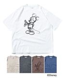 Johnbull �����֥롡MICKEY MOUSE T Embroidery���ߥå����ޥ������ɽ���T����ġ��ǥ����ˡ���4��(WHITE/BEIGE/CHARCOAL GRAY/BROWN/NAVY)��Ⱦµ