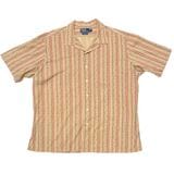 90s��Polo by Ralph Lauren �ݥ� ���ե������"CALDWELL" OPEN COLLAR S/S SHIRT "������ɥ�����" �����ץ󥫥顼 ���硼�ȥ��꡼�� ����ġ�col.BEIGE��size:XL�����åȥ�100% ��VINTAGE �ӥ�ơ����ۡ���šۡ�Ź�޻����Բġ�
