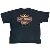 Harley-Davidson �ϡ��졼���ӥåɥ���SHORT SLEEVE T-SHIRTS ���硼�ȥ��꡼�� T����ġ�col:BLACK��size:ɽ���ʤ�(XXL����) ��USED �桼���ɡۡ���šۡ�Ź�޻����Բġ�