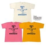 WAREHOUSE �� PEANUTS���������ϥ��� �� �ԡ��ʥåġ�SURF'S UP TEE��Vintage SNOOPY T����ġ�3����CREAM/PINK/YELLOW��Ⱦµ����������2025SS