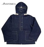 ANATOMICA ���ʥȥߥ���USN GUNNERS PARKA������ʡ��� �ѡ�������410��INDIGO ����ǥ�����NON WASH �Υ󥦥��å��塡̤����
