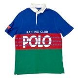 90s��Polo by Ralph Lauren �ݥ� ���ե������-POLO HI TECH- �ݥ��ϥ��ƥå���S/S RUGBY SHIRT Ⱦµ �饬������ġ�size:M ��VINTAGE �ӥ�ơ����ۡ���šۡ�Ź�޻����Բġ�