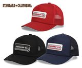 STANDARD CALIFORNIA ����������ɥ���ե���˥� SD Logo Patch Mesh Cap�������ѥå���å��奭��åס�3����Black/Navy/Red��
