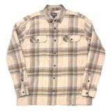 patagonia �ѥ����˥���L/S Flannel Shirt ���󥰥��꡼�� �ե��ͥ� ����ġ�col.NATURAL��size:XL���������˥å����åȥ��Ǻࡡ��USED �桼���ɡۡ���šۡ�Ź�޻����Բġ�