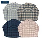 PENDLETON �ڥ�ɥ�ȥ�PWM��Open Collar Shirt L/S�������ץ󥫥顼 ����� Ĺµ��4����Aqua/Mint��Navy/Grege��Blue/Black��Peach/Ivory��