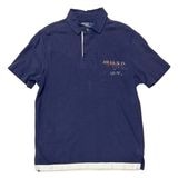 Polo by Ralph Lauren �ݥ� ���ե������S/S RUGBY SHIRT Ⱦµ �饬������ġ�col.NAVY��size:L����USED �桼���ɡۡ���š�
