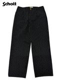 SCHOTT ����åȡ�STRIPE FRISCO PANTS ���ȥ饤�� �եꥹ���ѥ�ġ�782-6910003��BLACK���֥�å���MENS�����