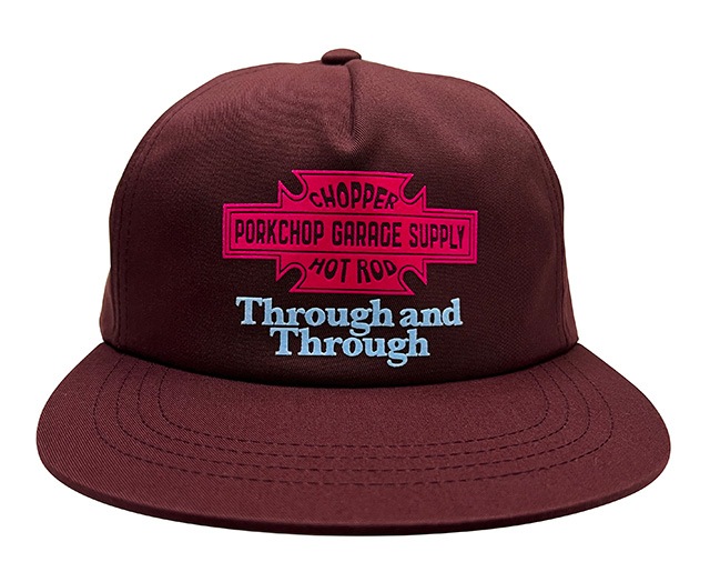 PORKCHOP GARAGE SUPPLY �ݡ�������å� ���졼�� ���ץ饤��Through and  Through CAP������������ɥ����� ����åס�4��(BLACK/WHITE/MAROON/CHARCOAL)����å��奭��åס�˹�ҡ�2025FW