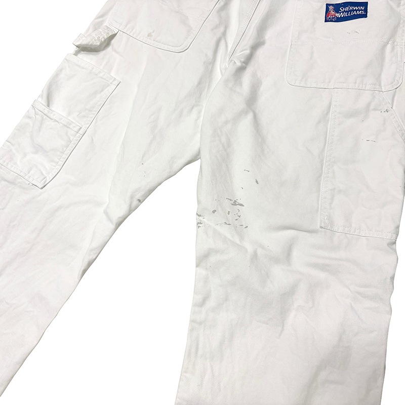 Dickies �ǥ��å�������Duck Carpenter Pants ���å� �����ڥ󥿡��ѥ�ġ��ڥ����ӡ�col.WHITE��size:W38��L32ɽ�����ڥ��󥿡��ѥ�ġ��ڥ󥭥ڥ���� ��USED �桼���ɡۡ���šۡ�Ź�޻����Բġ�