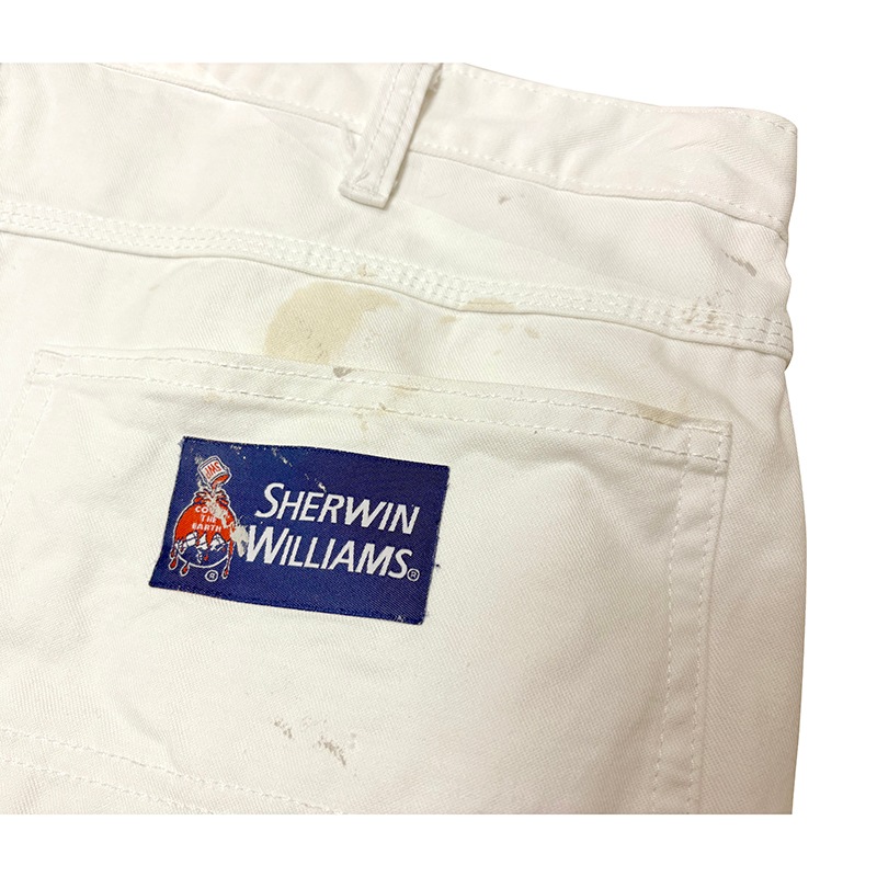 Dickies �ǥ��å�������Duck Carpenter Pants ���å� �����ڥ󥿡��ѥ�ġ��ڥ����ӡ�col.WHITE��size:W38��L32ɽ�����ڥ��󥿡��ѥ�ġ��ڥ󥭥ڥ���� ��USED �桼���ɡۡ���šۡ�Ź�޻����Բġ�