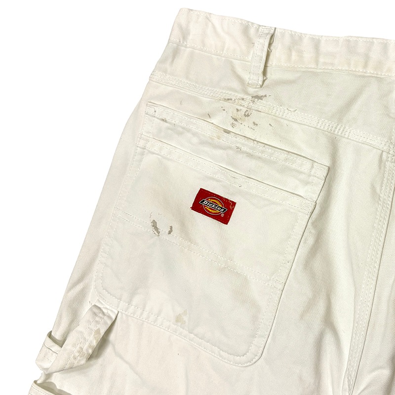 Dickies �ǥ��å�������Duck Carpenter Pants ���å� �����ڥ󥿡��ѥ�ġ��ڥ����ӡ�col.WHITE��size:W38��L32ɽ�����ڥ��󥿡��ѥ�ġ��ڥ󥭥ڥ���� ��USED �桼���ɡۡ���šۡ�Ź�޻����Բġ�