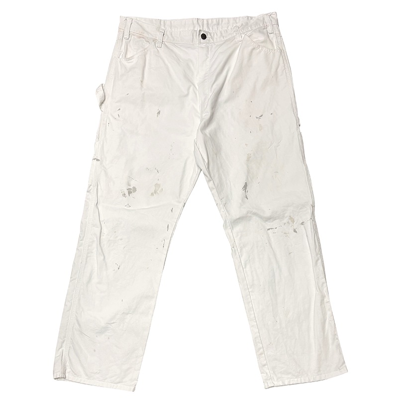 Dickies �ǥ��å�������Duck Carpenter Pants ���å� �����ڥ󥿡��ѥ�ġ��ڥ����ӡ�col.WHITE��size:W38��L32ɽ�����ڥ��󥿡��ѥ�ġ��ڥ󥭥ڥ���� ��USED �桼���ɡۡ���šۡ�Ź�޻����Բġ�
