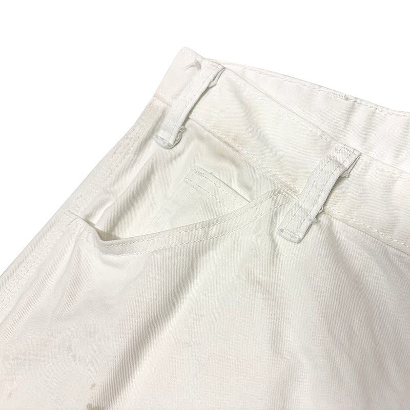 Dickies �ǥ��å�������Duck Carpenter Pants ���å� �����ڥ󥿡��ѥ�ġ��ڥ����ӡ�col.WHITE��size:W38��L32ɽ�����ڥ��󥿡��ѥ�ġ��ڥ󥭥ڥ���� ��USED �桼���ɡۡ���šۡ�Ź�޻����Բġ�