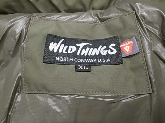 WILD THINGS �磻��ɥ��󥰥���HAPPY JACKET �ϥåԡ����㥱�å� PRIMA LOFT  �ץ�ޥ��եȡ�3����LEAF/BLACK/TAUPE��