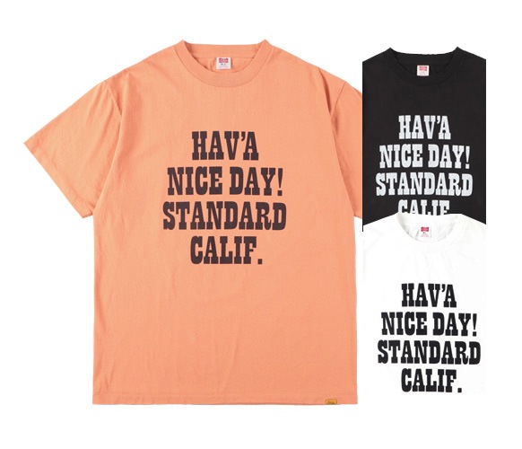 と*る様 新品未使用 スタンダードカリフォルニア「HAVA NICE DAY」ス STANDARD CALIFORNIA スタンダードカリフォルニア SD US Cotton H.N.D.