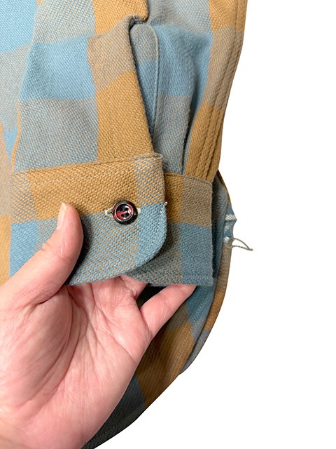 WAREHOUSE �������ϥ�����Lot 3104 FLANNEL SHIRTS A�� NON WASH��SAX ���å������ե��ͥ� ����ġ��Υ󥦥��å��塡�ͥ륷��ġ�2-SAX