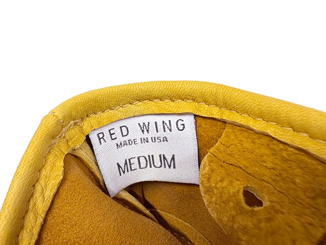 RED WING ��åɥ����󥰡�HERITAGE GLOVES �إ�ơ��� �������֡�YELLOW �������������ס��쥶���������֡����ޡ���95233��MADE IN USA