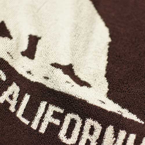 STANDARD CALIFORNIA ����������ɥ���ե���˥���SD Cal Flag Hand Towel ���� �ե�å� �ϥ�� �����롡������2��(Brown/Navy)