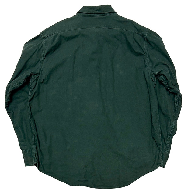 ��SALE 30%OFF�� FILSON �ե��륽��Cotton Flannel Shirts ���åȥ� �ե��ͥ� ����ġ�col:DARK GREEN��size:XL��COTTON100%����USED �桼���ɡۡ���šۡ�Ź�޻����Բġ�