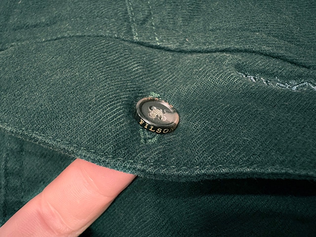 ��SALE 30%OFF�� FILSON �ե��륽��Cotton Flannel Shirts ���åȥ� �ե��ͥ� ����ġ�col:DARK GREEN��size:XL��COTTON100%����USED �桼���ɡۡ���šۡ�Ź�޻����Բġ�