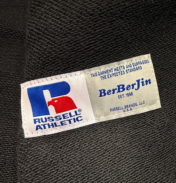 RUSSELL �� BerBerJin����å���ߥ٥�٥른�� Pro Cotton LOOPBACK TERRY SWEAT TRUCKER JACKET���롼�ץХå��ƥ꡼�������åȥȥ�å������㥱�åȡ�3����BLACK/NAVY/ASH GRAY�˥����