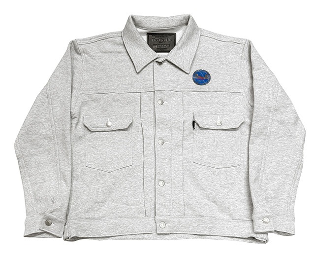 RUSSELL �� BerBerJin����å���ߥ٥�٥른�� Pro Cotton LOOPBACK TERRY SWEAT TRUCKER JACKET���롼�ץХå��ƥ꡼�������åȥȥ�å������㥱�åȡ�3����BLACK/NAVY/ASH GRAY�˥����