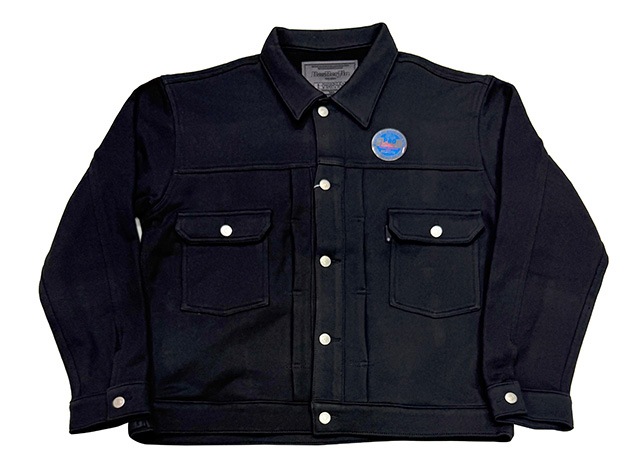 RUSSELL �� BerBerJin����å���ߥ٥�٥른�� Pro Cotton LOOPBACK TERRY SWEAT TRUCKER JACKET���롼�ץХå��ƥ꡼�������åȥȥ�å������㥱�åȡ�3����BLACK/NAVY/ASH GRAY�˥����