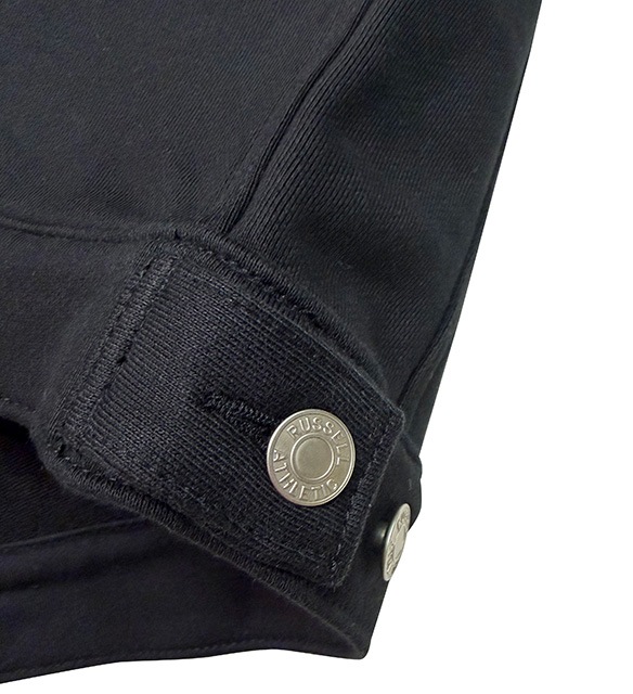 RUSSELL �� BerBerJin����å���ߥ٥�٥른�� Pro Cotton LOOPBACK TERRY SWEAT TRUCKER JACKET���롼�ץХå��ƥ꡼�������åȥȥ�å������㥱�åȡ�3����BLACK/NAVY/ASH GRAY�˥����