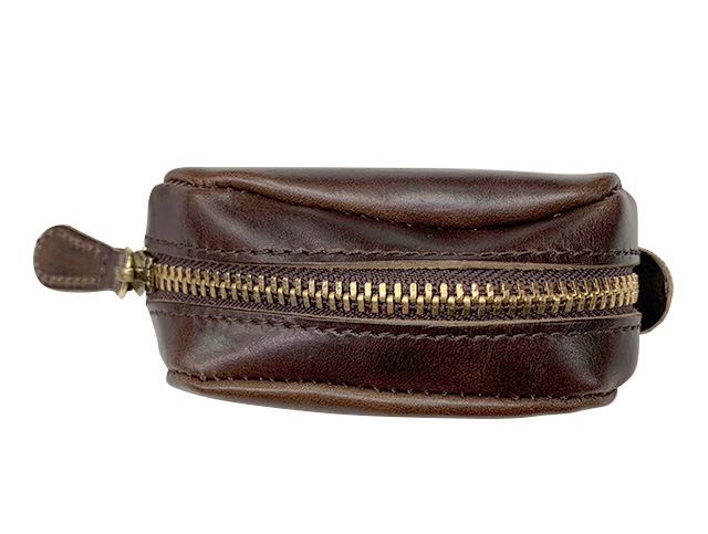 Nigel Cabourn ʥ롦ܥKEY CASE PEAT LABEL  ԡȥ졼٥롡1-161:DARK BROWNס२쥶MADE IN JAPAN