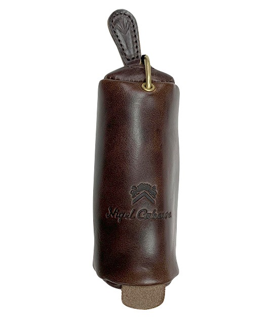 Nigel Cabourn ʥ롦ܥKEY CASE PEAT LABEL  ԡȥ졼٥롡1-161:DARK BROWNס२쥶MADE IN JAPAN