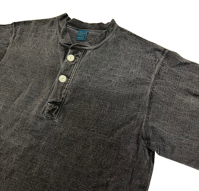 Good On ���åɥ���L/S HEAVY HENLY TEE  (PIGMENT DYE)��Ĺµ���إӡ� �إ�꡼T����ġ�2����P-BLACK/P-NATURAL��