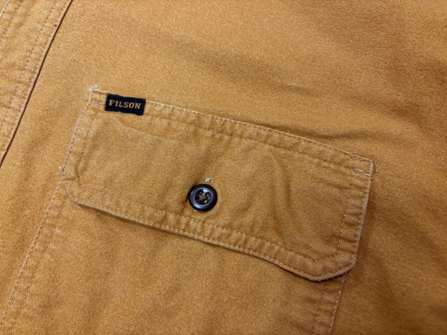 ��SALE 30%OFF�� FILSON �ե��륽��Cotton Flannel Shirts ���åȥ� �ե��ͥ� ����ġ�col:MUSTARD��size:XL��COTTON100%����USED �桼���ɡۡ���šۡ�Ź�޻����Բġ�