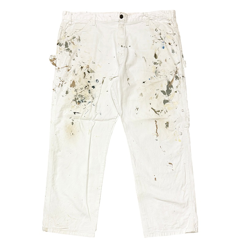 Dickies �ǥ��å�������Duck Carpenter Pants ���å� �����ڥ󥿡��ѥ�ġ��ڥ����ӡ�col.WHITE��size:W42��L30ɽ�����ڥ��󥿡��ѥ�ġ��ڥ󥭥ڥ���� ��USED �桼���ɡۡ���šۡ�Ź�޻����Բġ�
