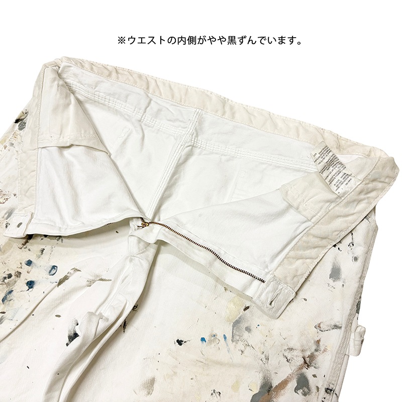 Dickies �ǥ��å�������Duck Carpenter Pants ���å� �����ڥ󥿡��ѥ�ġ��ڥ����ӡ�col.WHITE��size:W42��L30ɽ�����ڥ��󥿡��ѥ�ġ��ڥ󥭥ڥ���� ��USED �桼���ɡۡ���šۡ�Ź�޻����Բġ�