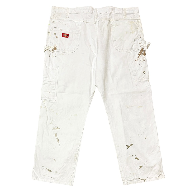 Dickies �ǥ��å�������Duck Carpenter Pants ���å� �����ڥ󥿡��ѥ�ġ��ڥ����ӡ�col.WHITE��size:W42��L30ɽ�����ڥ��󥿡��ѥ�ġ��ڥ󥭥ڥ���� ��USED �桼���ɡۡ���šۡ�Ź�޻����Բġ�