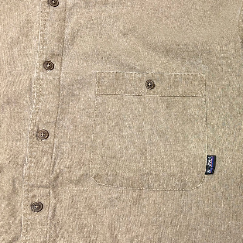 ��SALE 20%OFF�� '98 patagonia �ѥ����˥���HEMP S/S SHIRTS ���硼�ȥ��꡼�� ����ġ�col.BEIGE��size:XL����100%�Ǻࡡ��USED �桼���ɡۡ���šۡ�Ź�޻����Բġ�