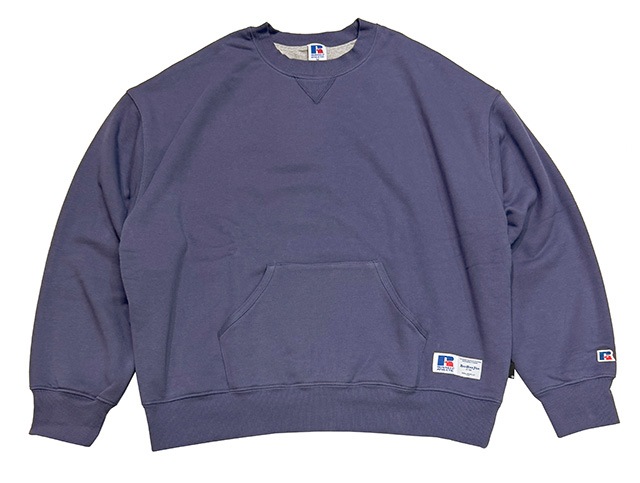 RUSSELL �� BerBerJin����å���ߥ٥�٥른��Nu Blend DOUBLE FACE CN SWEAT�����֥�ե������������åȡ�3����BLACK/NAVY/HEATHER CHARCOAL�˥����