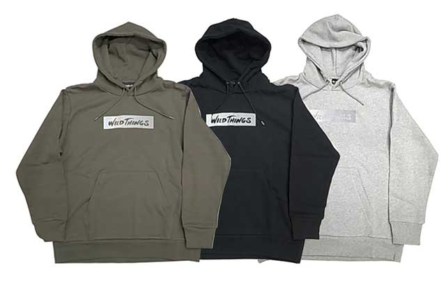 WILD THINGS �磻��ɥ��󥰥���BOX RFE HOODY �ѡ�������3����LEAF/BLACK/GREY��