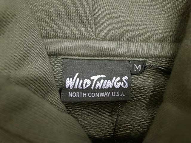 WILD THINGS �磻��ɥ��󥰥���BOX RFE HOODY �ѡ�������3����LEAF/BLACK/GREY��