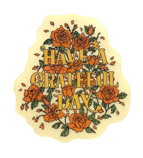 HAVE A GRATEFUL DAY �ϥ� �� ���쥤�ȥե� �ǥ���STICKER PACK #3 ���ƥå����ѥå���5�祻�åȡ��ѿ�����GOWEST��GOHEMP